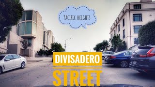 Driving  Divisadero Street  Aug 2020  San Francisco [upl. by Ahsino]