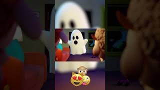 Brave Little Brother amp Scary Ghost in The Dark  Funny Cartoon for Kids [upl. by Kempe]