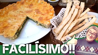 Cómo hacer tapas para 🥧PASCUALINAS TARTA y GRISINES Fácil y Barato NO COMPRES MÁS❤ [upl. by Ainaj600]