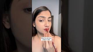 Mars lip liner under rs 100  dark brown lip liners shortsviral makeup lipliner Lipstick hack [upl. by Bax]