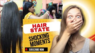 Hair State 💇‍♀👀  Beautician  Hairstyle  hairstyle hairstate vlog [upl. by Jacinto]