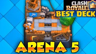 Clash Royale Best Deck Gameplay Arena 5 [upl. by Marguerite908]