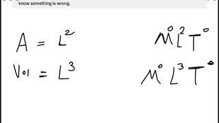 Physics 1 Dimensional Analysis 01 [upl. by Borras479]