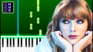 Taylor Swift  tolerate it Piano Tutorial Easy [upl. by Cavuoto]