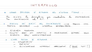 Diritto Tributario  Linterpello [upl. by Yehs]