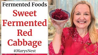 Pickled Red Cabbage Recipe  How to Make Sweet Fermented Red Cabbage [upl. by Zanlog]