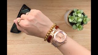 Technomarine Sea Automatic Manta In Rose Gold Unboxing [upl. by Ellehcan]