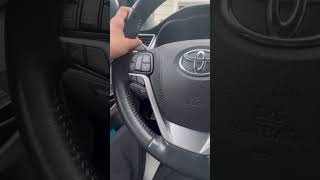 2018 Toyota Highlander XLE Hybrid AWD Start up and horn [upl. by Meggie]