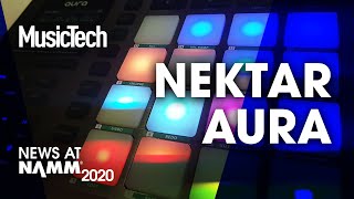 Nektar Aura control hardware and integrates with your DAW NAMM2020 [upl. by Aisemaj912]