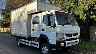 2015 MITSUBISHI CANTER 4X4 DOUBLE CAB LUTON VAN IDEAL OFF GRID CAMPER [upl. by Eellek]