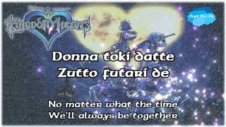 Simple and Clean Jap Ver by Utada Hikaru Lyrics  Kingdom Hearts [upl. by Ecissej]