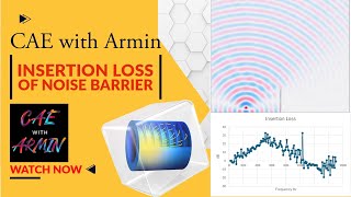 COMSOL Project 1 Insertion Loss of a Noise Barrier [upl. by Olrac909]