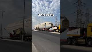 Saudi Arabs aeroplane transport through trucks [upl. by Keligot]