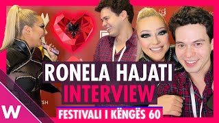 Ronela Hajati “Sekret” Interview  Festivali i Këngës 60  Albania Eurovision 2022 [upl. by Hew]