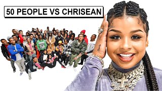 50 PEOPLE VS 1 RAPPER CHRISEAN ROCK [upl. by Halika]