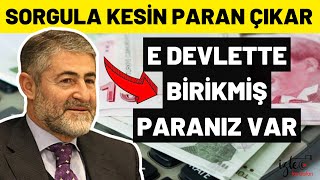 E DEVLETTE BİRİKMİŞ PARANIZ VAR SORGULA AL PARANI [upl. by Amrita597]