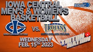 Iowa Central Mens and Womens Basketball Tritons vs NIACC Trojans 2152023 [upl. by Iderf]