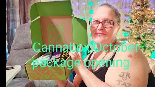 Cannabox October package opening [upl. by Airlee]