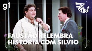 Faustão relembra quando Silvio Santos tentou contratálo  FANTÁSTICO [upl. by Ayrotal]