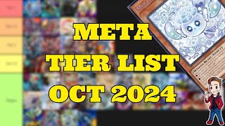 YUGIOH META TIER LIST  OCTOBER 2024 [upl. by Sagerman]