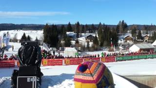 ChauxNeuve 2017  ferveur populaire toujours sur la manche mondiale de combiné nordique [upl. by Arlin]