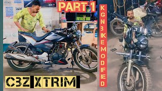 CBZ Extreme bike modification new look🔥2023 🏍️🖐️Part 1 bike kgncbz modified9775123122 [upl. by Krause]