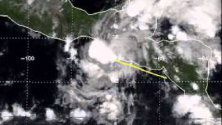 Weather History Hurricane Joan and Tropical Storm Miriam 1988 [upl. by Iznil]