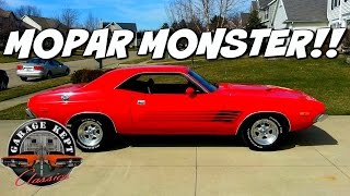 Review 1973 Dodge Challenger Mopar MONSTER [upl. by Aelc]