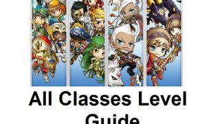 Maplestory Level Guide For All Classes  Level 1200 [upl. by Yraeg]