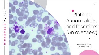 Platelet Abnormalities and Disorders [upl. by Hook]