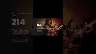 214 Guitar Solo Backing track shorts [upl. by Esyle831]