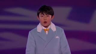 Olympic Anthem at the 2018 Winter Olympics Closing Ceremony HD [upl. by Llennoj]