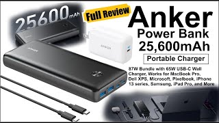 Anker PowerCore III Elite 25600 PD Portable Charger Review UltraHigh Capacity Power Bank [upl. by Timrek]