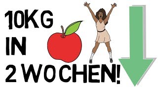 10kg in 2 Wochen abnehmen Wie schnell kann man abnehmen [upl. by Uhp516]