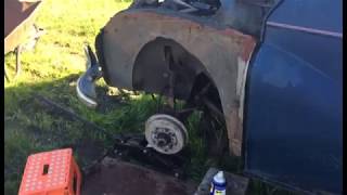 Morris Minor Trunnion bush replacement [upl. by Shelburne193]