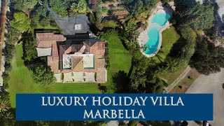 Villa Las Flores Marbella Luxury Villa on a Huge Plot [upl. by Fachanan]