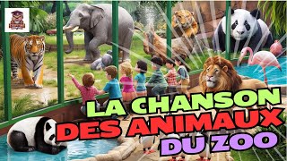 Chanson des Animaux du Zoo 🎶🦁🐘🦒🐒🐧🐅🦓🦘🐼🦩 ChansonDesAnimauxDuZoo ChansonsPourEnfants AnimauxDuZoo [upl. by Alec]