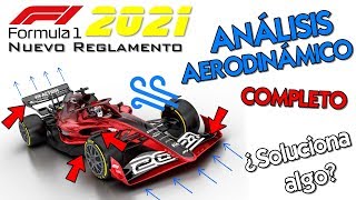 Reglamento F1 para 2021 ¿Soluciona algo  Análisis aerodinámico técnico completo [upl. by Rouvin]