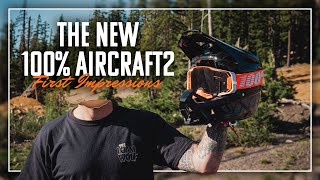 Riding The New 100 Aircraft2 Helmet  First Impressions [upl. by Aihsekram]