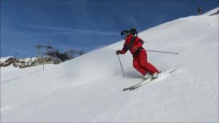 learn to ski short radius turns like pro 2015 [upl. by Anauqaj]