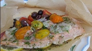 Salmon en papillote [upl. by Ginnifer]