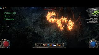 RTX 3080 12GB  Path of Exile 2  Max Settings  DLSS Quality [upl. by Syverson12]