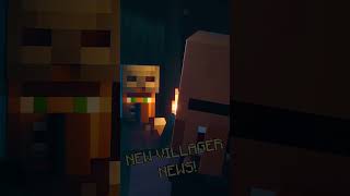 A new VILLAGER NEWS shorts villagernews minecraftlive minecraftanimation [upl. by Crim265]