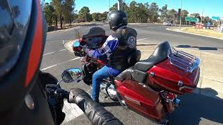 AFTER BRIDGEWATER ON LODDON WE RIDE TO TOOBARAC PIES harleydavidsonaustralia [upl. by Troy344]