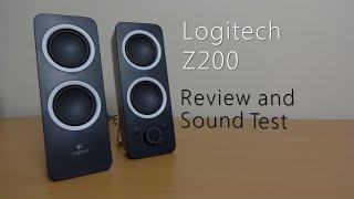 Logitech Z200 review and sound test [upl. by Anerok]