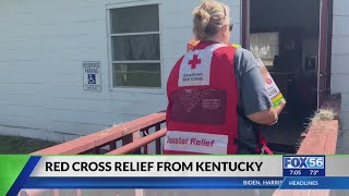 Kentuckians work with Red Cross volunteers to help disaster victims [upl. by Jaclyn]