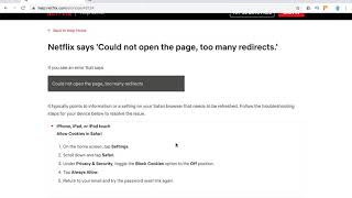 Netflix too many redirects what to do [upl. by Cyrill]