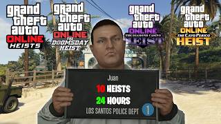 Can a Level 1 Complete EVERY Heist in 24 HOURS GTA Online [upl. by Warchaw]