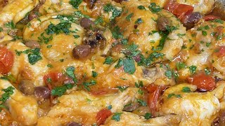 POLLO ALLE OLIVE IN PADELLA [upl. by Aylward]