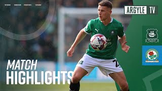 Plymouth Argyle v Blackburn Rovers Highlights [upl. by Rbma]